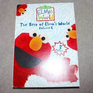 FREE with any buy! The Best of Elmo's World Volume 2 Sesame Street 3-DVD set